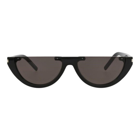 Saint Laurent Unisex Cat Eye Black Black Black Fashion Designer Eyewear - Picture 1 of 4